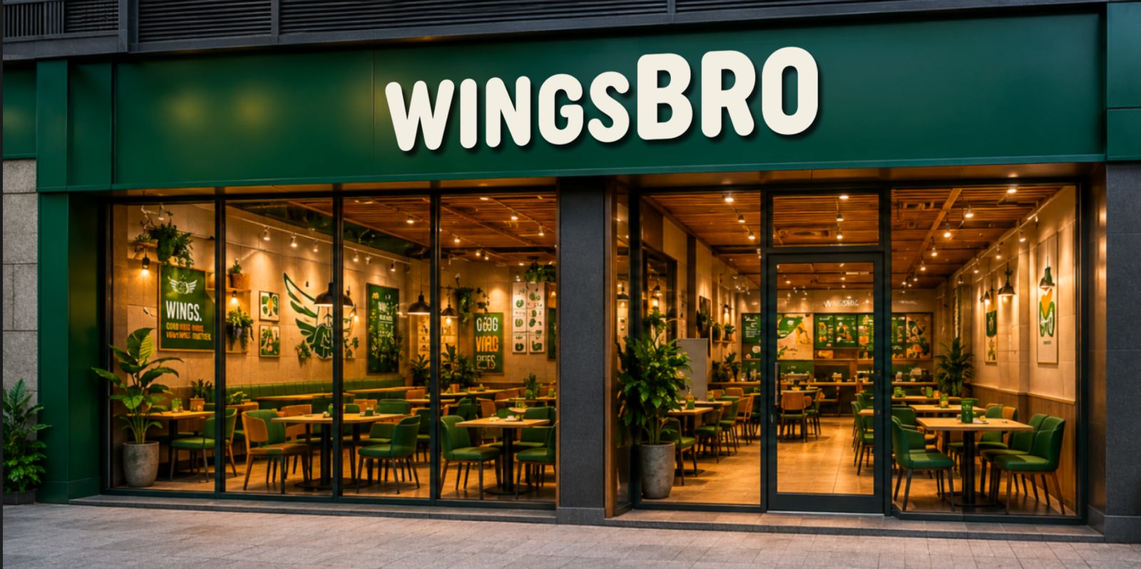 WingsBro mağaza cephesi