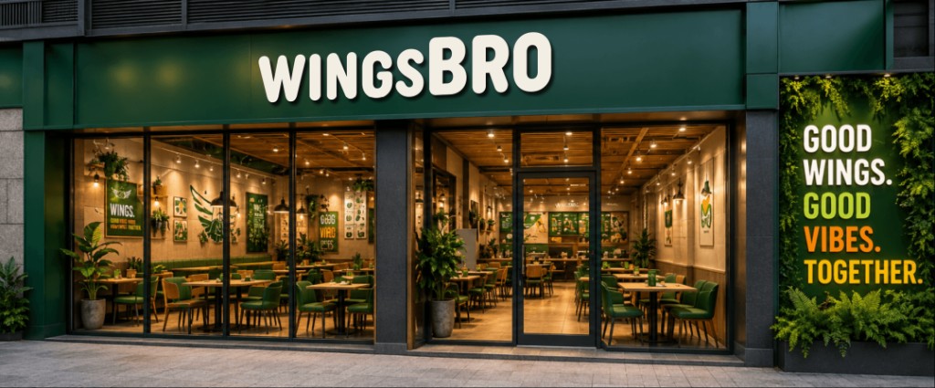 WingsBro şube mağaza cephesi