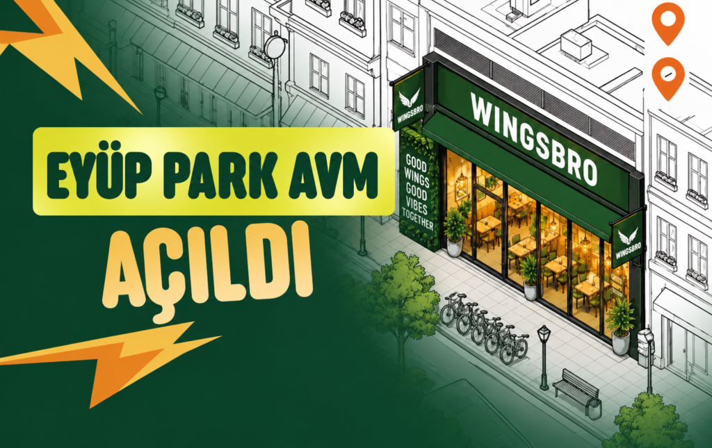 Wingsbro Eyüp Park AVM’de! Yeni Adresimiz Açıldı